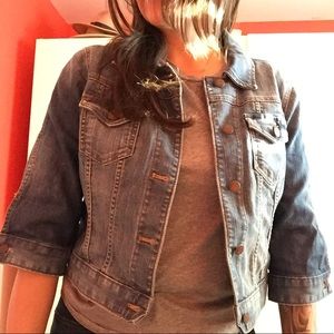 LOFT 3/4 Sleeve Denim Jacket